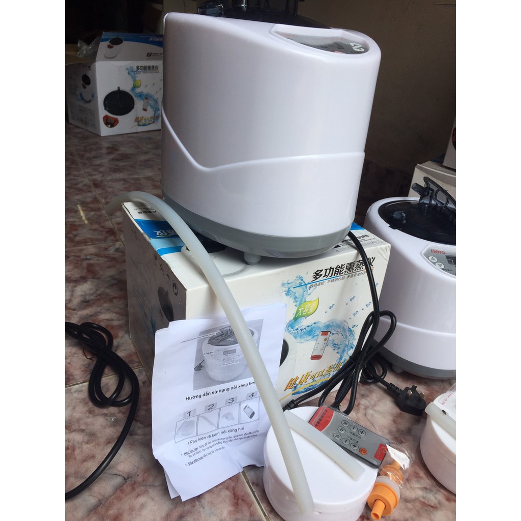 Nồi xông hơi 2,6L HeRo bảo hành 6 tháng hình ảnh thực tế sản phẩm