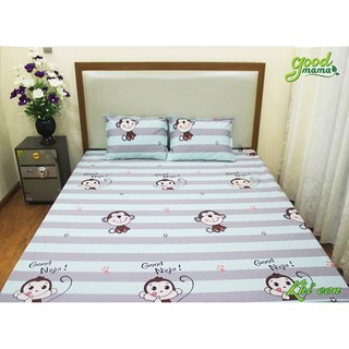Ga (drap) chống thấm cao cấp cotton Goodmama (tặng 2 áo gối)