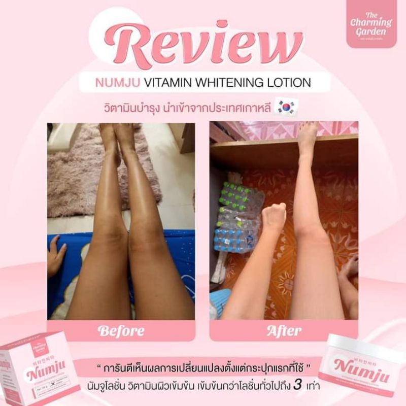 Numju Vitamin Whitening Lotion, trắng da, kem dưỡng da🇹🇭.