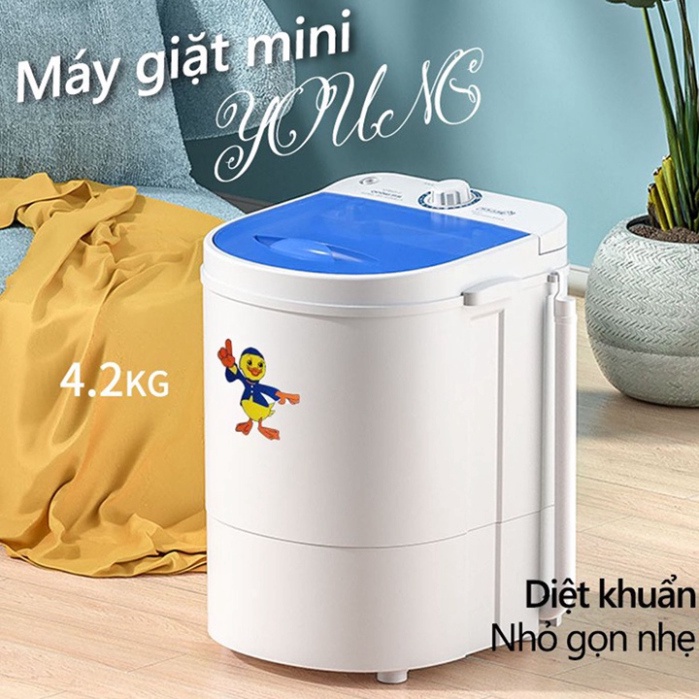 Máy giặt mini, giặt quần áo nhỏ, áo trắng, đồ cho bé nhỏ gọn tiện lợi