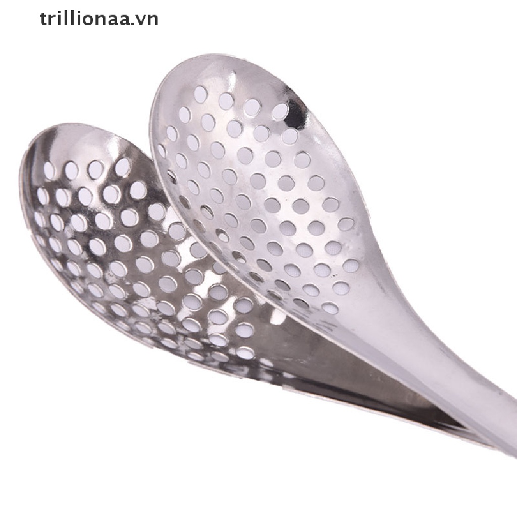 【trillionaa】 Creative 56 Holes Acrylic Molecular Cuisine Caviar Spoon Useful Kitchen Cooking .