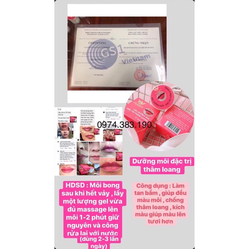 Gel Dưỡng Môi Mỹ Hương (Handmade) | DCPXHOANGANH | BigBuy360 - bigbuy360.vn