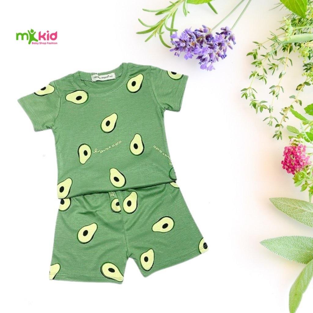 Bộ Cộc Tay Cho Bé FREE SHIP Bộ Minky Mom Cộc Tay  Cho Bé Trai Bé Gái Chất Thun Lạnh siêu mềm mịn thoáng mát .