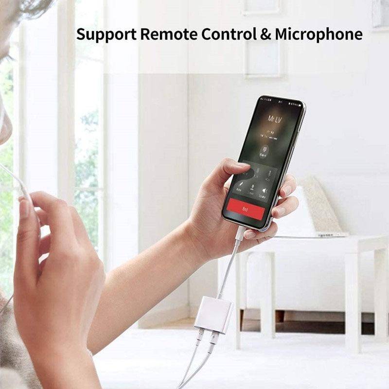 Cáp Chuyển Đổi Âm Thanh type c 2 Trong 1 Sang Cổng usb c Sang jack Cắm 3.5mm + Tai Nghe Sạc Điện Thoại