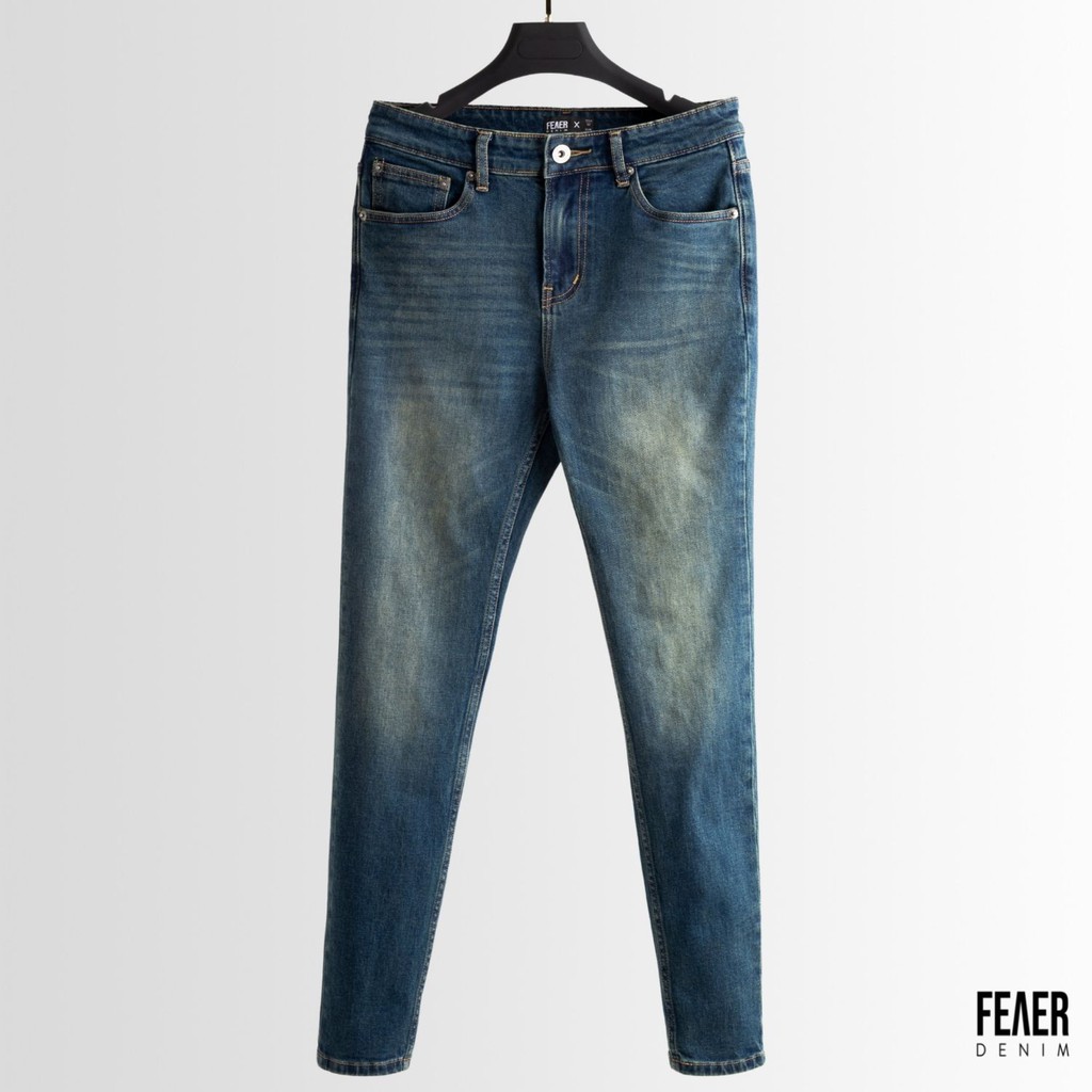 Quần jean nam FEAER DENIM chất co dãn thoáng khí vải bền bỉ SKINNY FIT THE 90S | BigBuy360 - bigbuy360.vn