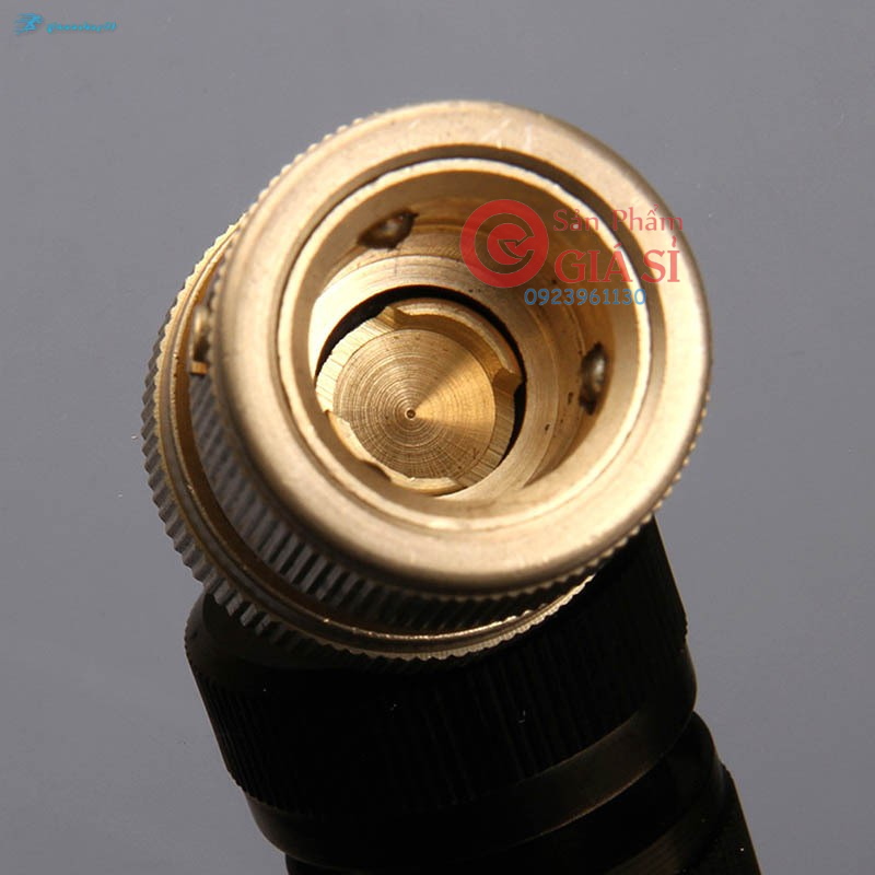 Bộ đầu nối ống nước tưới cây bằng đồng thau nguyên chất kích thước 4x2.5cm đường kính 1.7cm tiện dụng ❤️freeship❤️