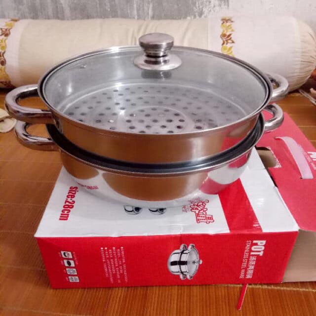 Nồi hấp đa năng 2 tầng