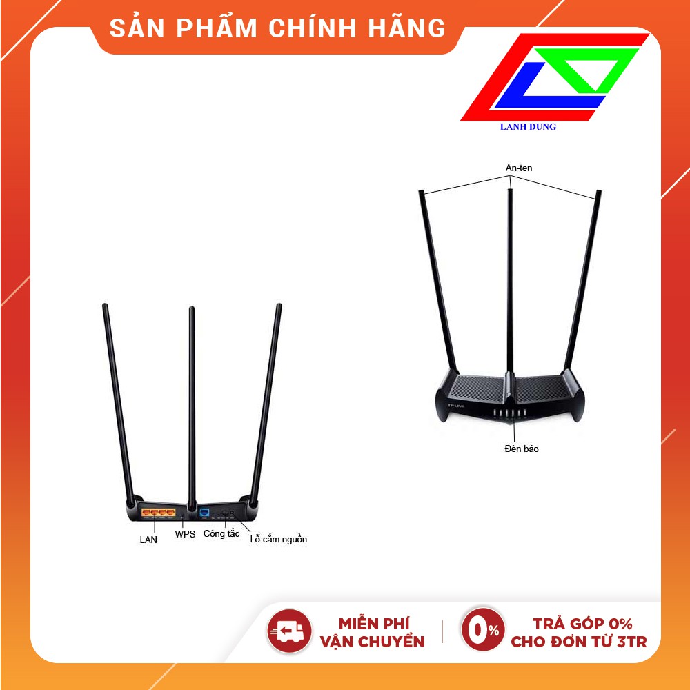 Bộ phát wifi xuyên tường Tplink WR 941HP(chính hãng) | BigBuy360 - bigbuy360.vn