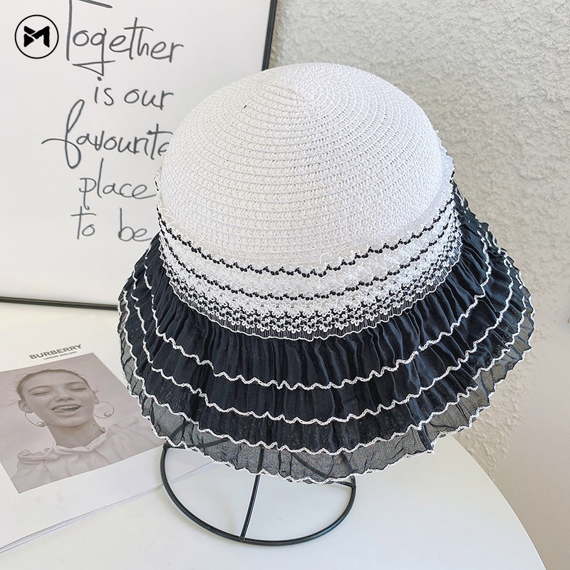 Nón Tai Bèo Đan Rơm Thời Trang Nữ Tính