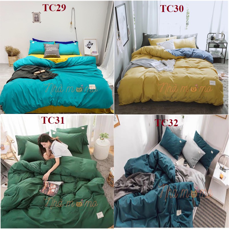 [VẢI SIÊU MÁT MỊN] BỘ CHĂN GA GỐI COTTON TICI SẮC MÀU HOT TREND (CHAT CHỌN MẪU) | BigBuy360 - bigbuy360.vn