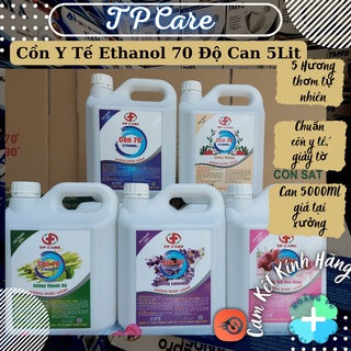 Cồn Y Tế Sát Khuẩn Ethanol Can 5 Lít - Cồn rửa tay sát khuẩn - TPCare