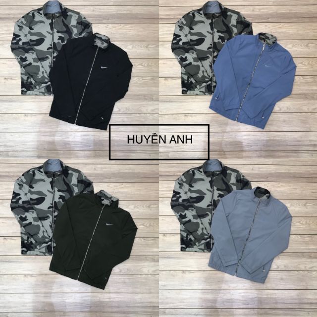 Áo gió 2 mặt nike
