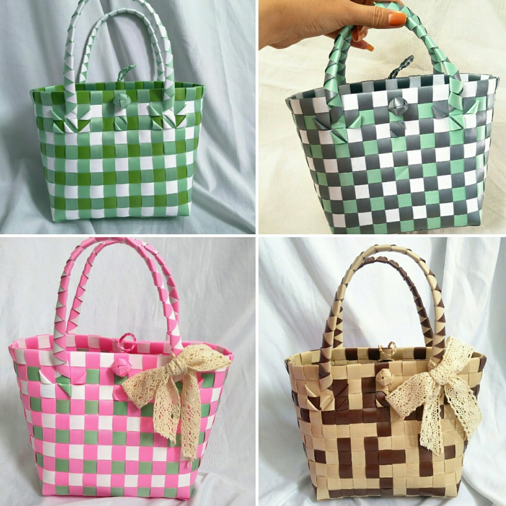 Túi xách nữ mini, sản phẩm túi đan handmade