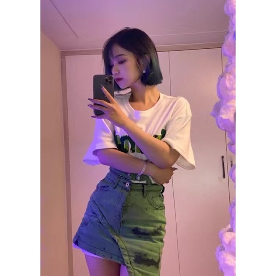 Chân váy vạt lệch
