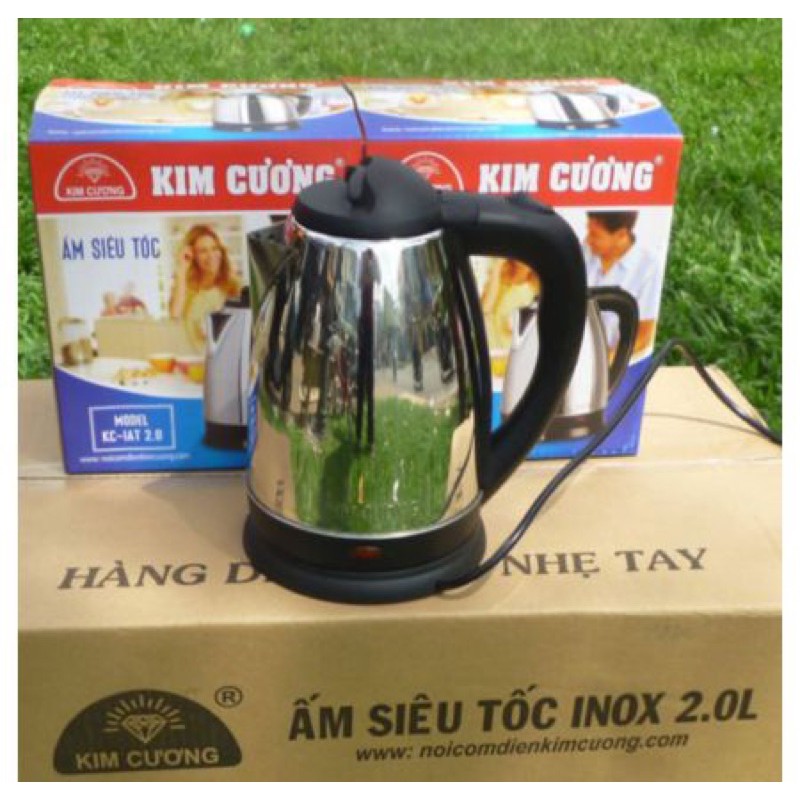 BÌNH ĐUN 2 LÍT INOX KIM CƯƠNG KC-IAT 2.0