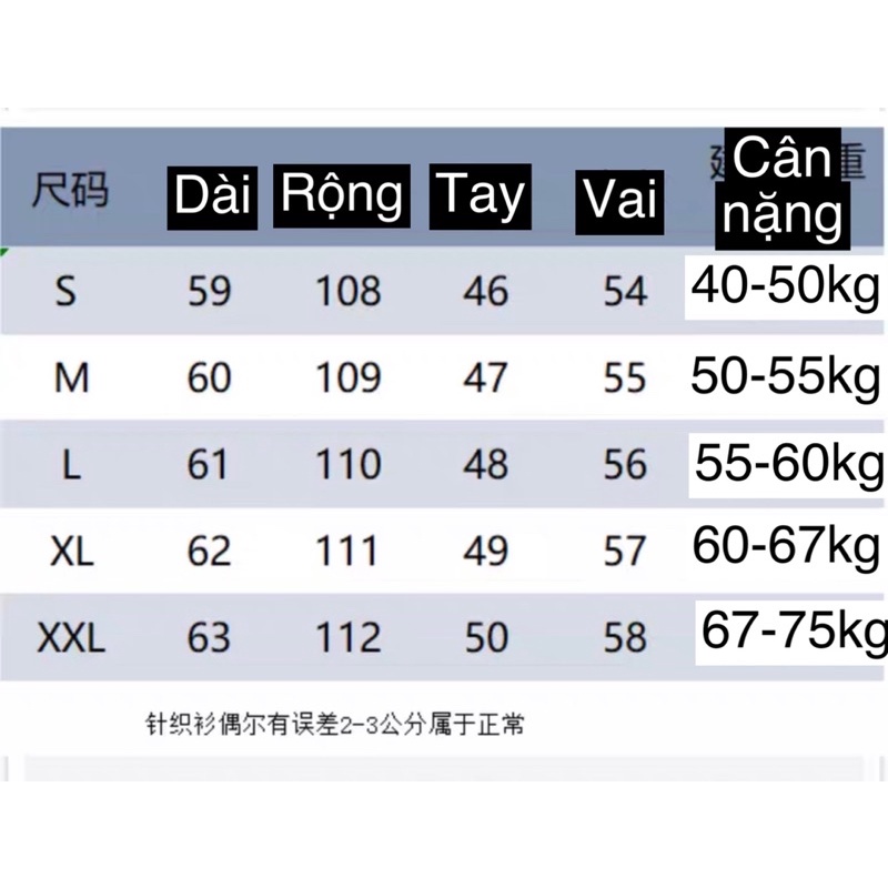 Áo cardigan túi hộp nhiều màu