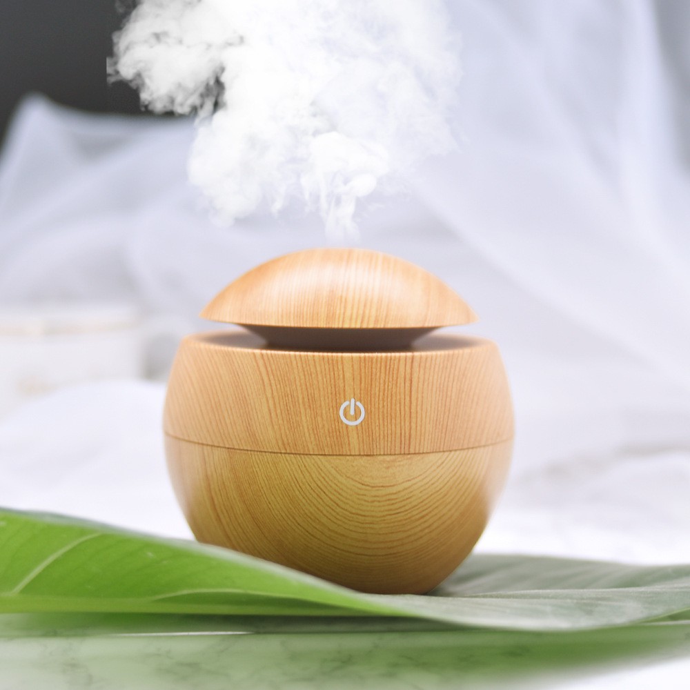 Máy xông tinh dầu vân gỗ