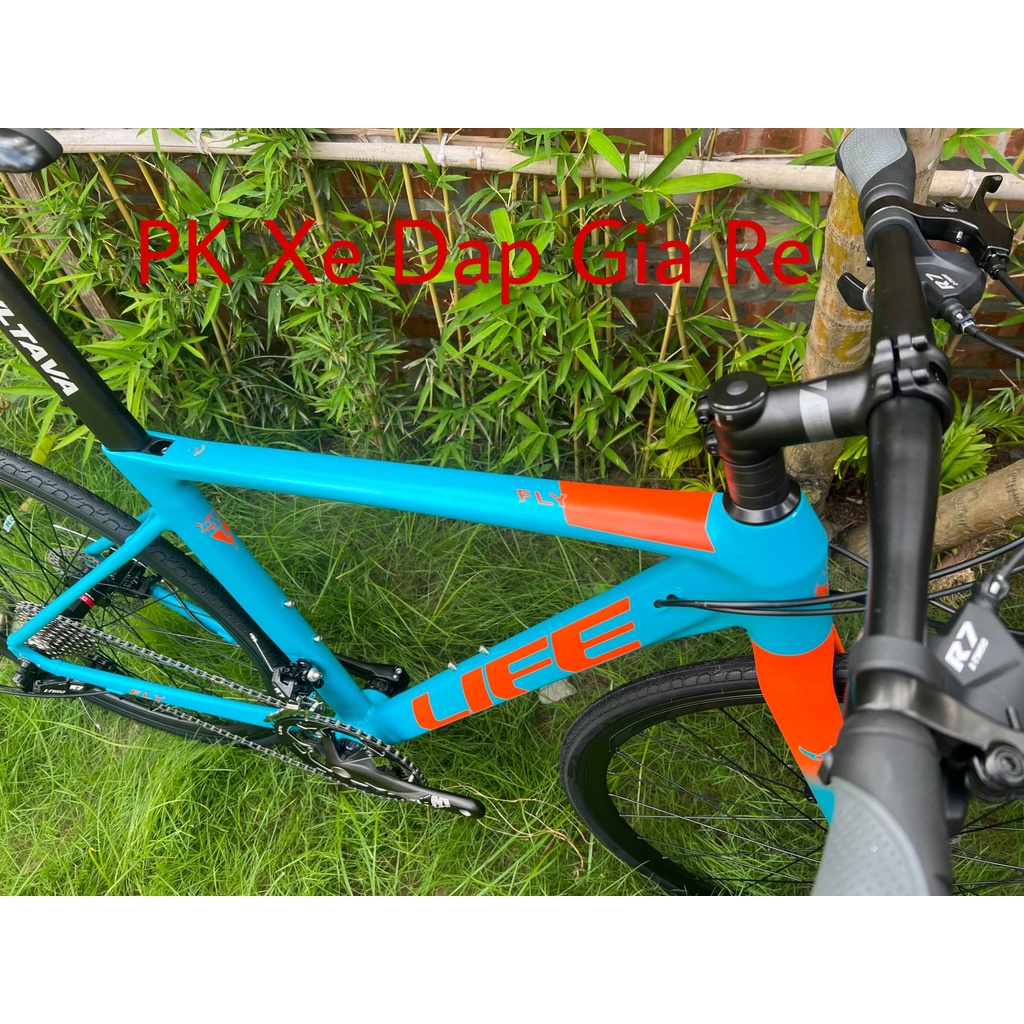 Xe đạp Touring LIFE FLY, Xe đạp LIFE FLY, Khung nhôm không mối hàn, dây cáp âm khung, Group LTWOO R7 (2x10-20 tốc độ)