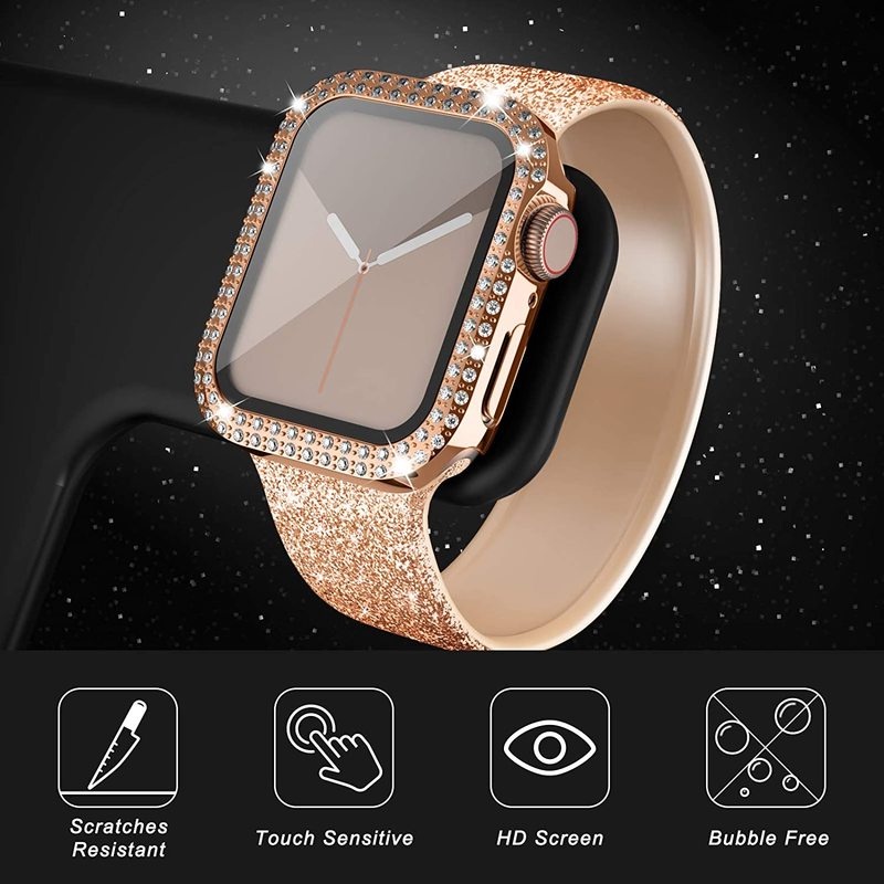 Ốp Bảo Vệ Đồng Hồ Apple watch 41mm 45mm 40mm 42mm 38mm iWatch series 7 3 4 5 6 se 2