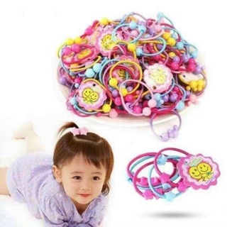 SET 50 CHUN BUỘC TÓC CHO BÉ GÁI ĐỦ MÀU