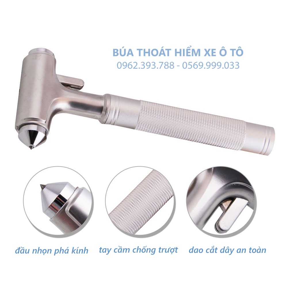 Búa Thoát Hiểm Ô Tô P627 (175 x 70 mm)