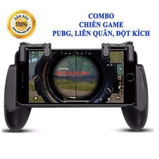 [COMBO] Tay cầm + 02 Nút chơi game Pubg, Liên Quân, Đột kích, Ros Dòng C9 K01
