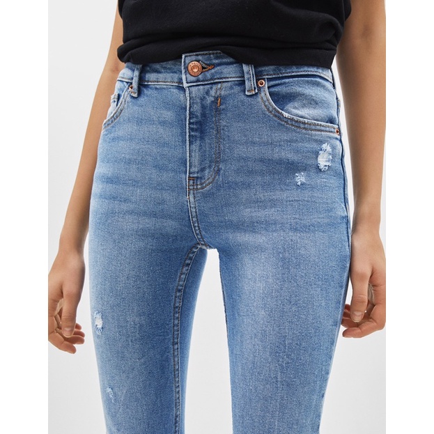 Quần Skinny Jeans Bershka Auth