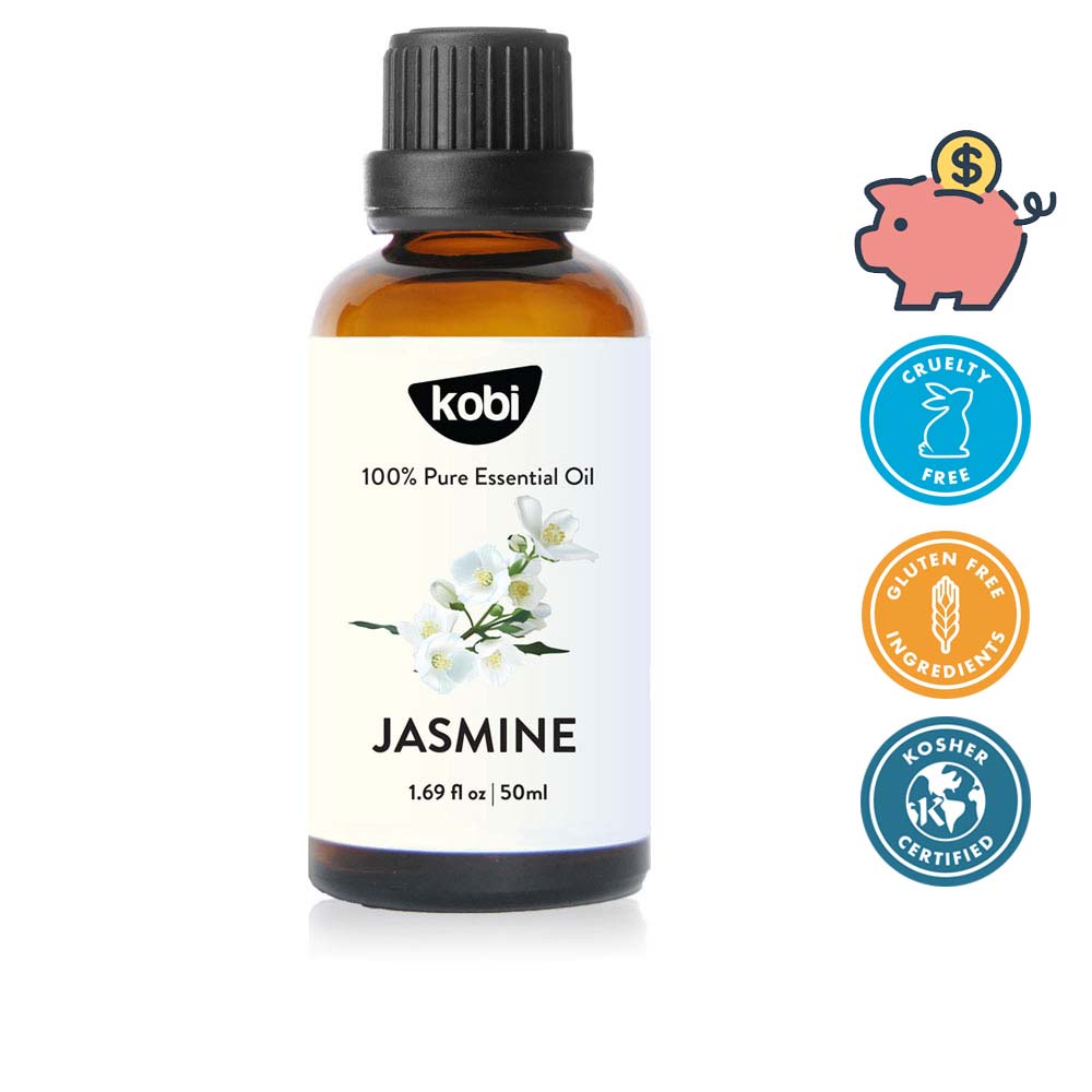 Tinh dầu Hoa Lài Kobi Jasmine essential oil giúp thơm phòng, giảm stress hiệu quả - 50ml