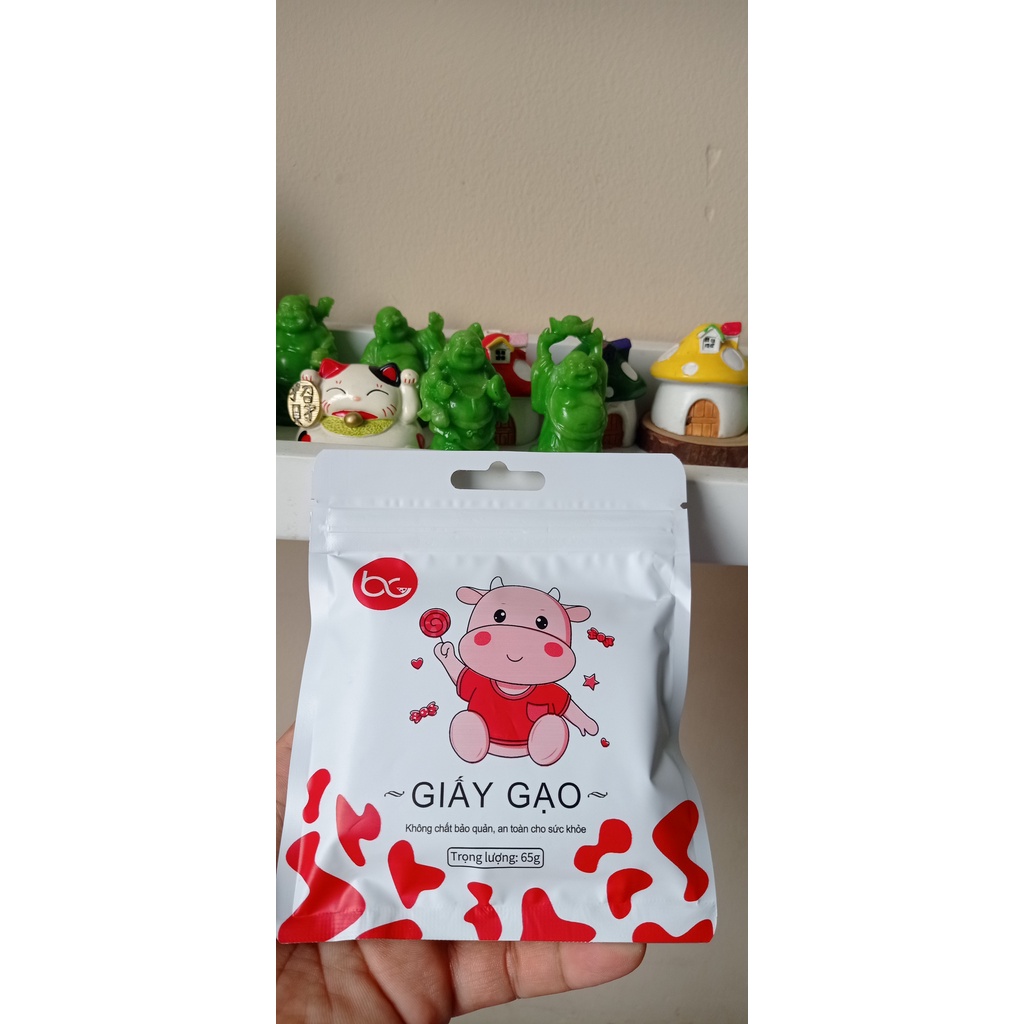 [Hàng mới về] Giấy gạo bọc kẹo nougat Đài Loan [200 tờ]