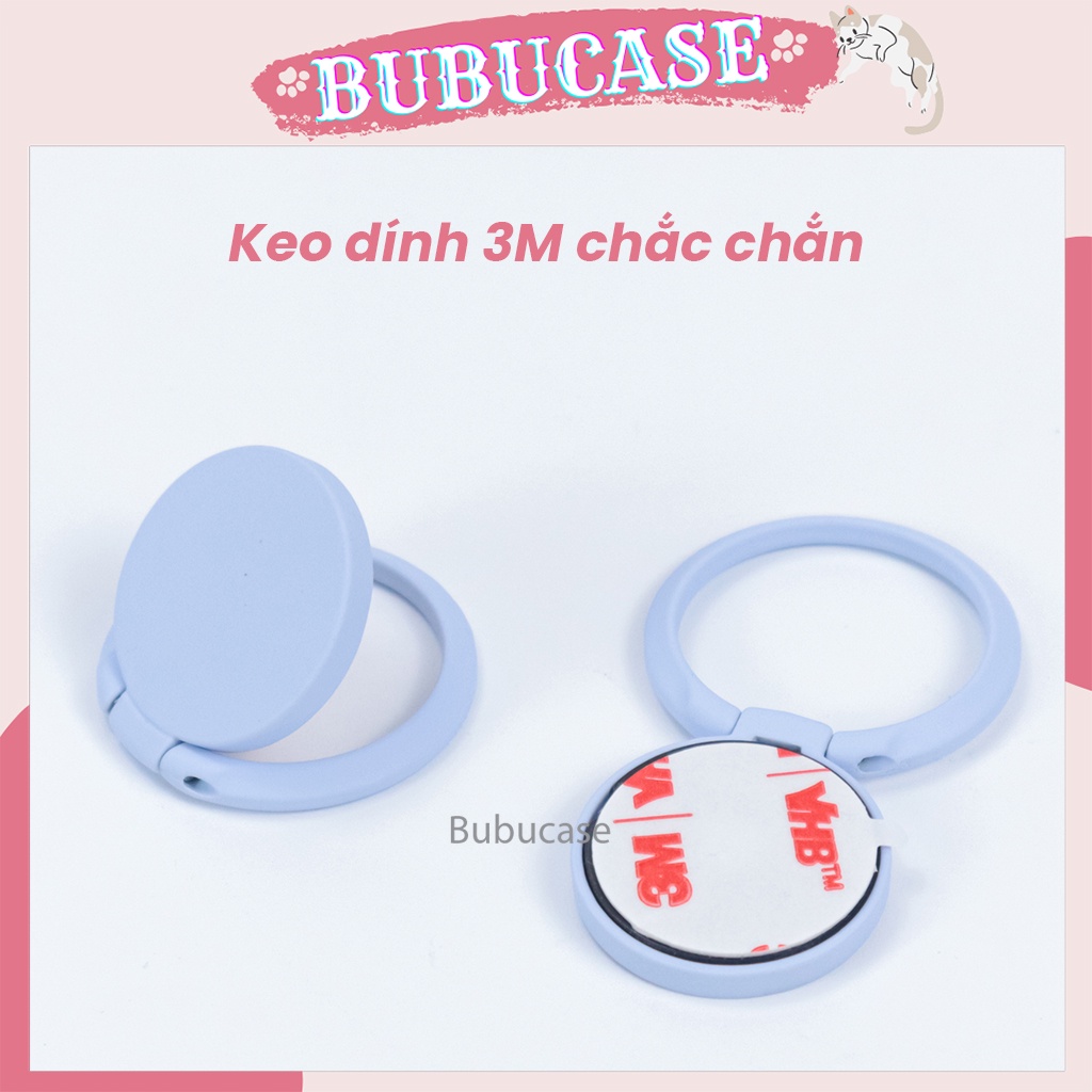 Pop Socket/ Ring Holder/ Giá Đỡ Dán Mặt Lưng Điện Thoại Chất Liệu Kim Loại Cao Cấp Nhiều Màu - Chống Rơi Điện Thoại