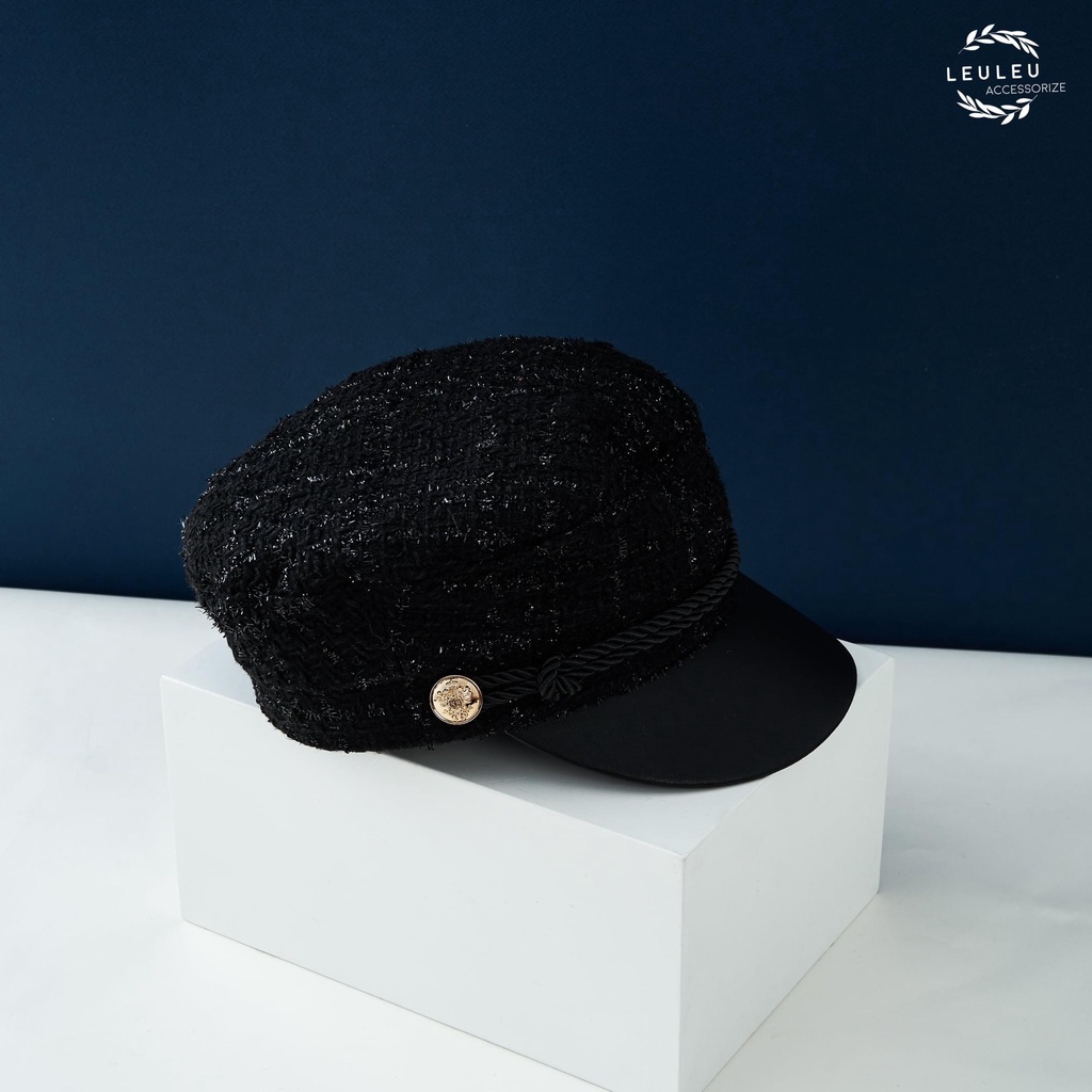 MŨ BAKERBOY DẠ TWEED LEULEU.ACCESORIZE