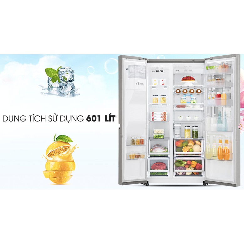 Tủ lạnh LG Inverter InstaView Door-in-Door 601 lít GR-X247JS (Miễn phí giao tại HCM-ngoài tỉnh liên hệ shop)