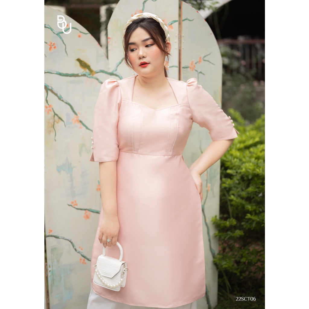 Áo dài tay lỡ vải Tafta BIGSIZE  - 22SCT06 -