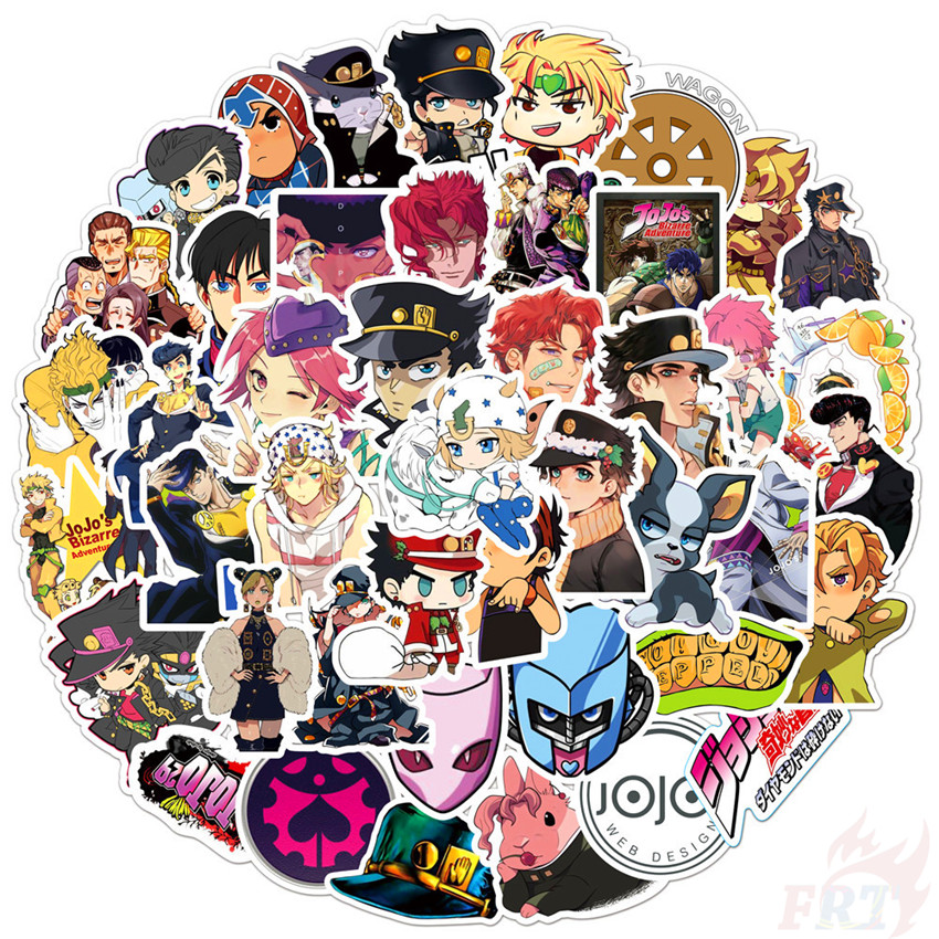 ❉ JoJo's Bizarre Adventure - Series 06 Anime Stickers ❉ 50Pcs/Set Fashion DIY Waterproof Decals Doodle Stickers