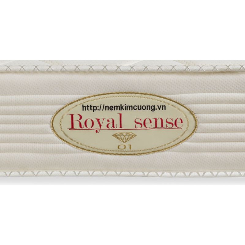 Nệm Lò Xo Túi Kim Cương ROYAL SENSE 01 - 2 Viền