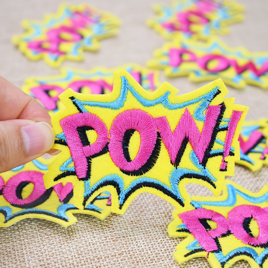 1 Miếng Dán Ủi Lên Ba Lô / Áo Khoác / Balo Hình Động Vật Thêu Sọc