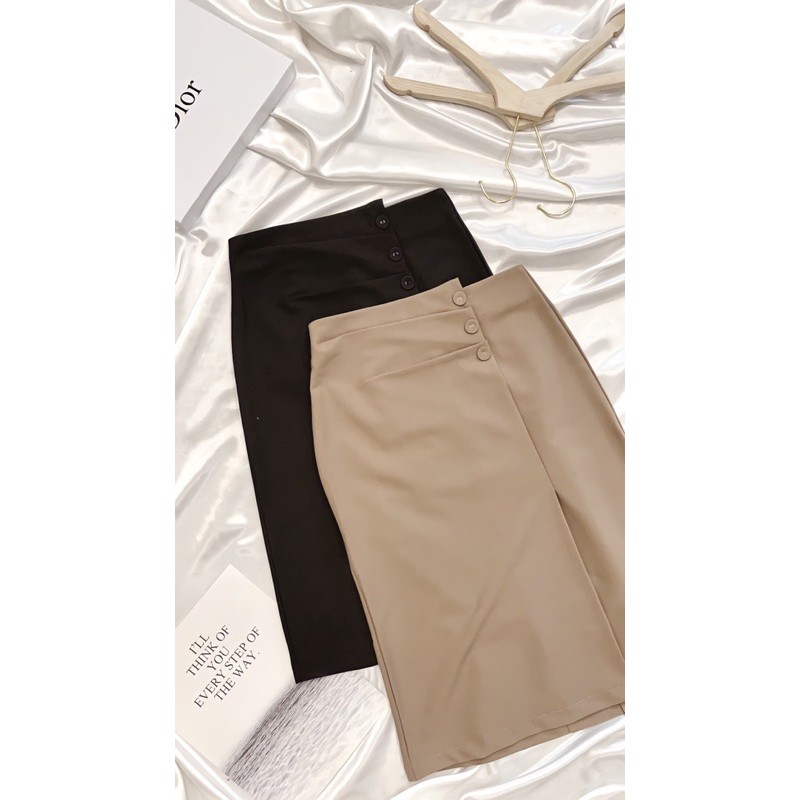 {Có Sẵn} Chân váy chéo vạt dáng dài công sở kèm hình thật ở cuối | BigBuy360 - bigbuy360.vn