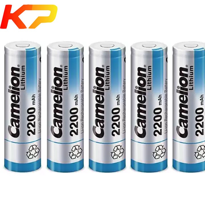 5 VIÊN PIN SẠC 18650 CAMELION 2200MAH 3.7V (VỈ 1 VIÊN).