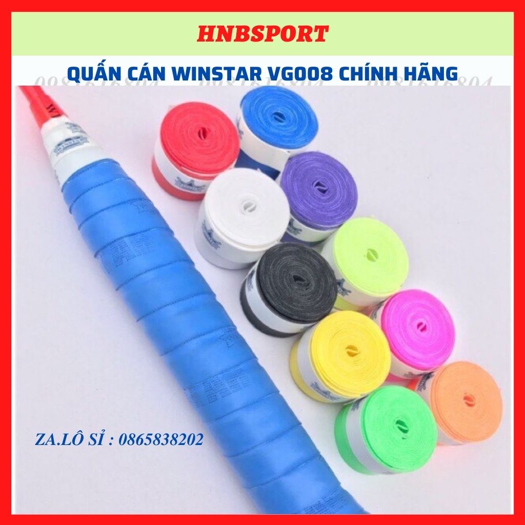 ⚡Giá Sale Rẻ⚡Quấn Cán Vợt Cầu Lông Winstar VG008 Chính Hãng, Dùng Trong Tập Luyện Và Thi Đấu Cầu Lông
