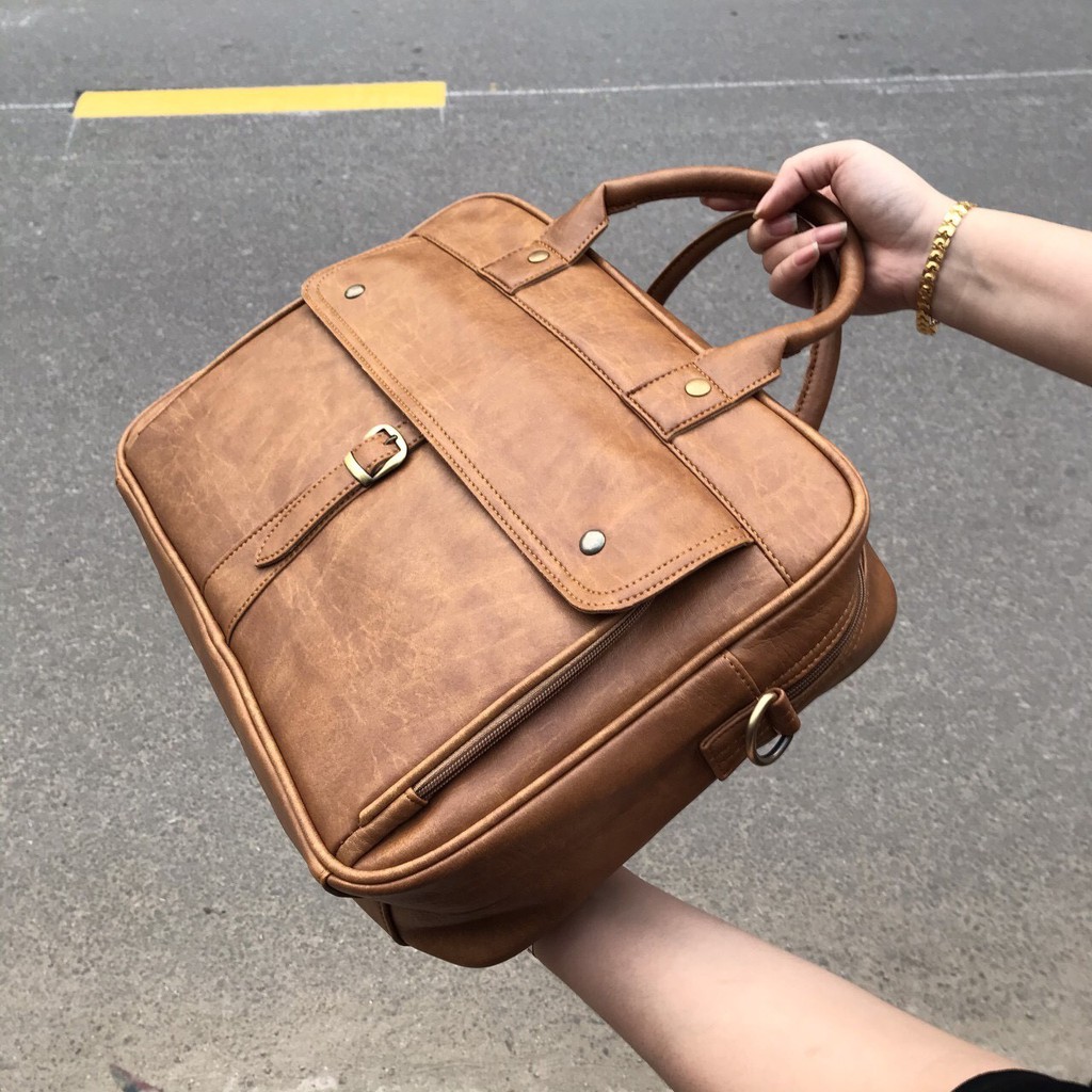 [Freeship] Cặp xách da công sở HQ11 đẳng cấp - cặp văn phòng cho nam sang trọng bảo hành trọn đời | BigBuy360 - bigbuy360.vn