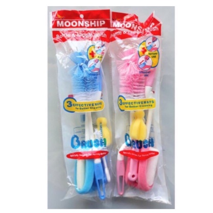 Cọ bình sữa cho bé 4 chi tiết. Cọ bình sữa 4 chi tiết tiện dụng