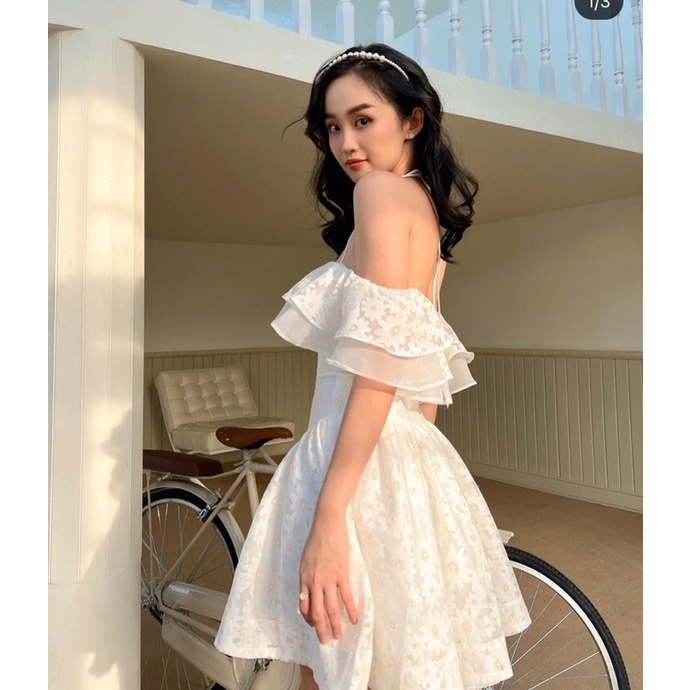 ĐẦM HOA BÈO NGỰC DÁNG XOÈ