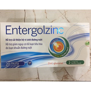 Entergolzinc cân bằng hệ vi sinh đường ruột hộp 20 ống