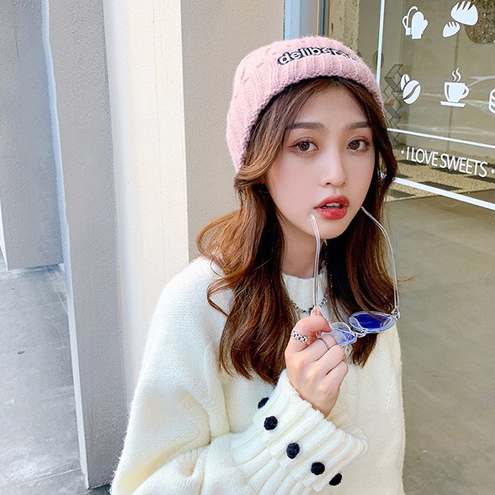 Nón len nữ, mũ len nam, mũ beanie phong cách Hàn Quốc, trẻ trung, năng động