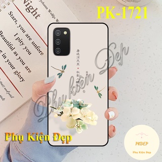 Ốp lưng SamSung Galaxy A03s viền đen in hình Random siêu hot