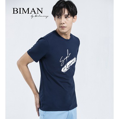 Áo thun không cổ hoạ tiết Simple - Biman 031TTT