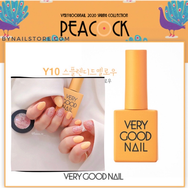 [Very good nail] Sơn gel cao cấp Hàn Quốc tone màu mùa xuân tách lẻ collection Peacock ( 1 pcs)