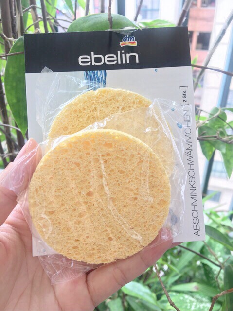 #Miếng bọt biển rửa mặt #Ebelin Abschminkschwämmchen | BigBuy360 - bigbuy360.vn