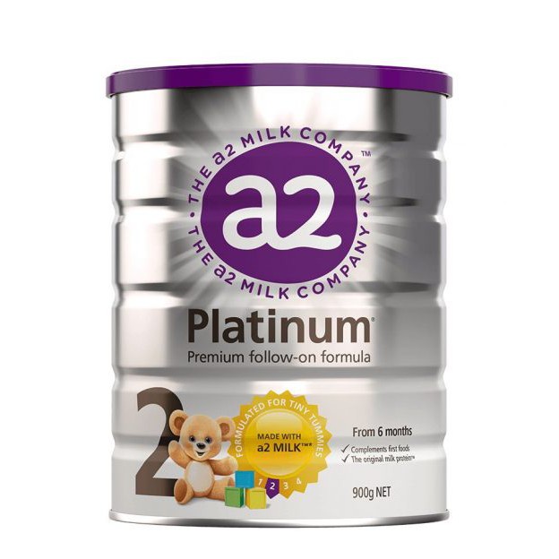 Sữa bột A2 Platinum úc số 2 DÀNH CHO TRẺ TỪ 6 ĐẾN 12 THÁNG TUỔI 900g date 2021
