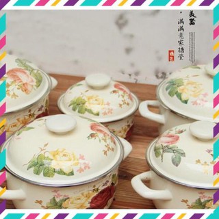 [MUA NHANH KẺO HẾT] BỘ NỒI TRÁNG MEN CAO CẤP KAI JAPAN